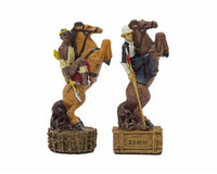 The British Vs. Zulus Hand-Painted Themed Chess Pieces By Italfama