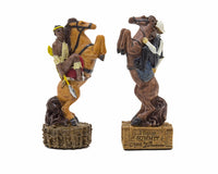 The British Vs. Zulus Hand-Painted Themed Chess Pieces By Italfama