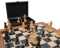 1849 Reproduction Staunton Ebony And Palisander Luxury Chess Set
