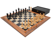 1849 Reproduction Staunton Ebony And Palisander Luxury Chess Set